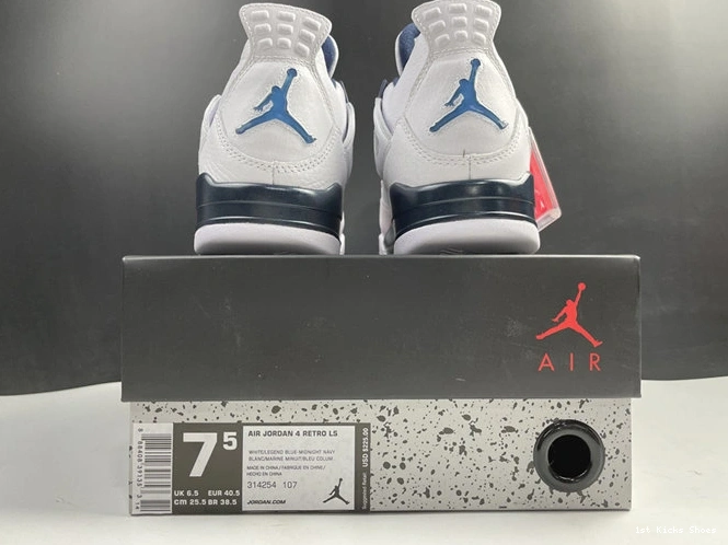 1st Kicks Shoes 314254- 4 Attractive 3901 Retro Columbia Jordan 1013